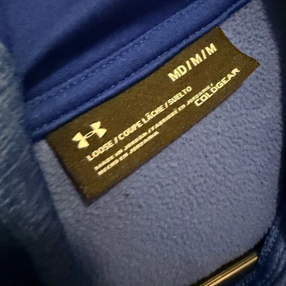 Under Armour Men's Blue Hooded Sweatshirt - Picture 4 of 4